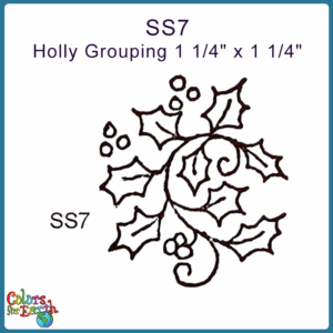 SS7 Holly Grouping 1 1/4" x 1 1/4"