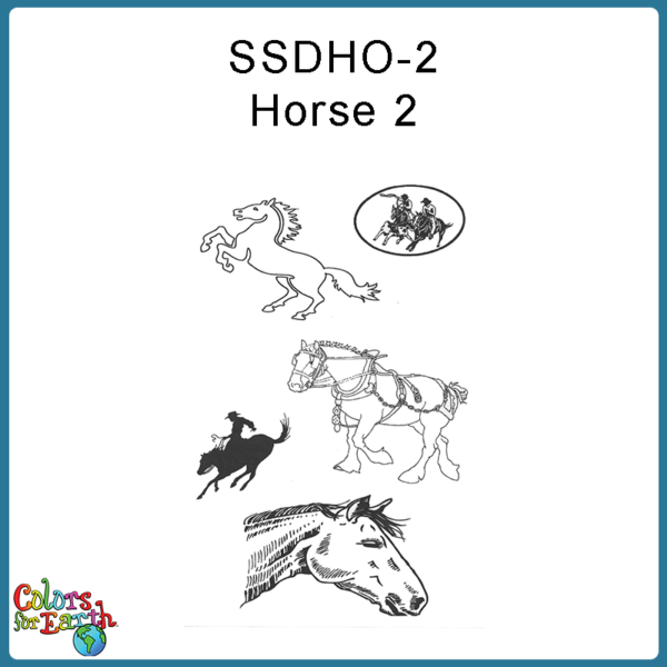 SSDHO-2 Horse Designer Silk Screen