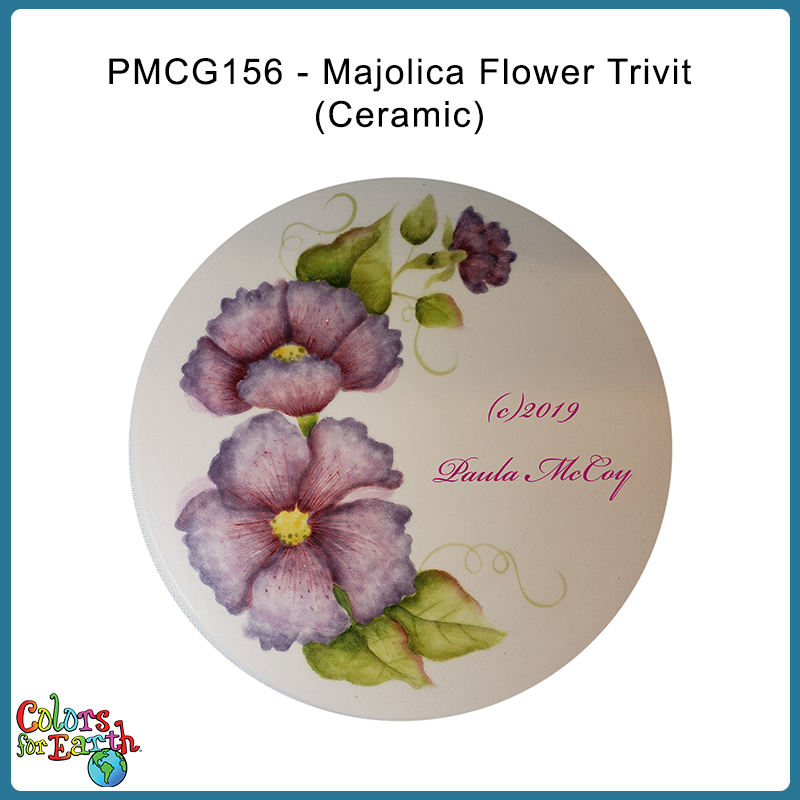 PMCG156 - Majolica Watercolor Flower - PDF