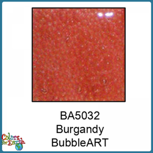 BA5032 Burgandy BubbleART