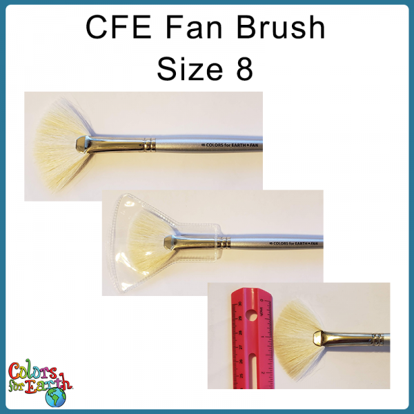 CFE #8 Fan Glaze Brush
