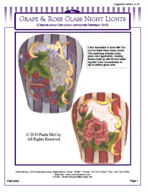 Grape & Rose Glass Night Light-PDF