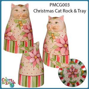 Christmas Cat Rock and Tray-PDF