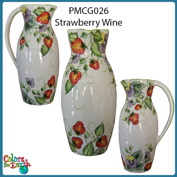 Strawberry Wine Decanter-(Hardcopy)