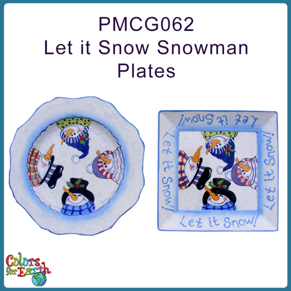 Let it Snowman Plate PDF