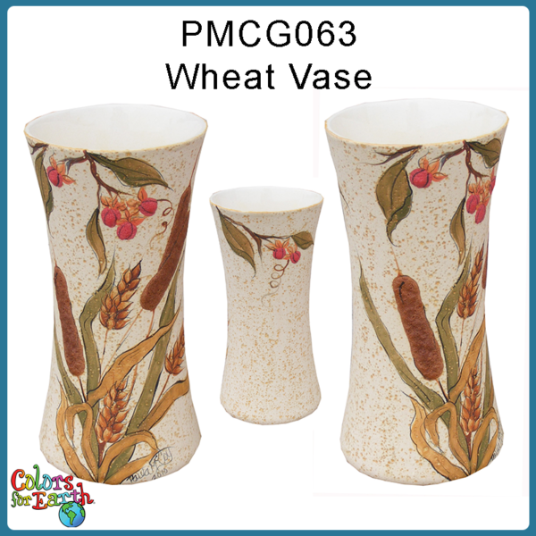 Wheat & Cattail Vase-PDF