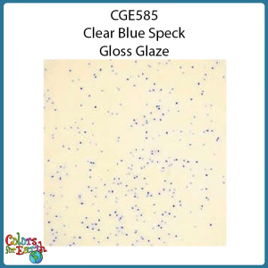 CGE585 Clear Blue Speck