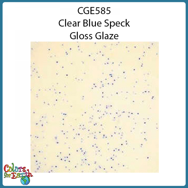 CGE585 Clear Blue Speck