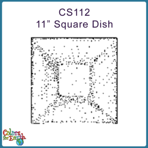 CS112-F 11" Square Sagger