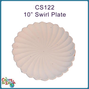 CS122-F  10" Swirl Plate