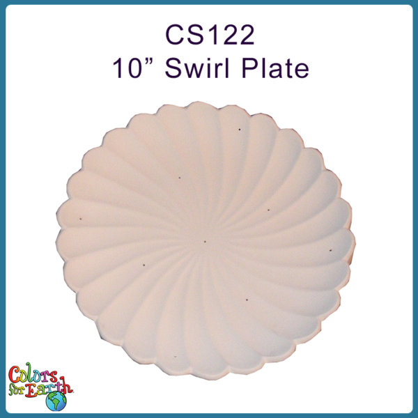 CS122-F  10" Swirl Plate