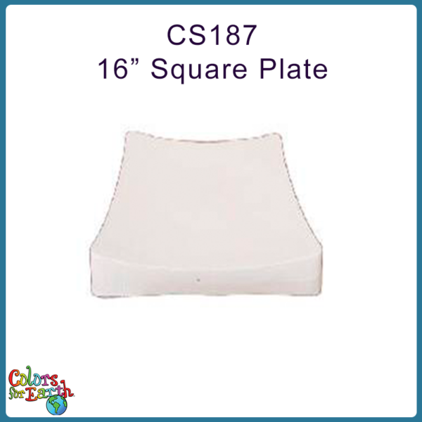 CS187-F  16" Square Plate