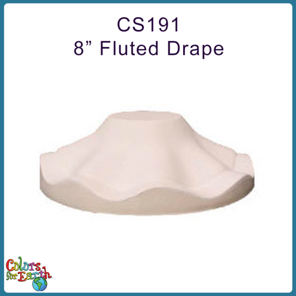 CS191-F  8" Fluted Drape