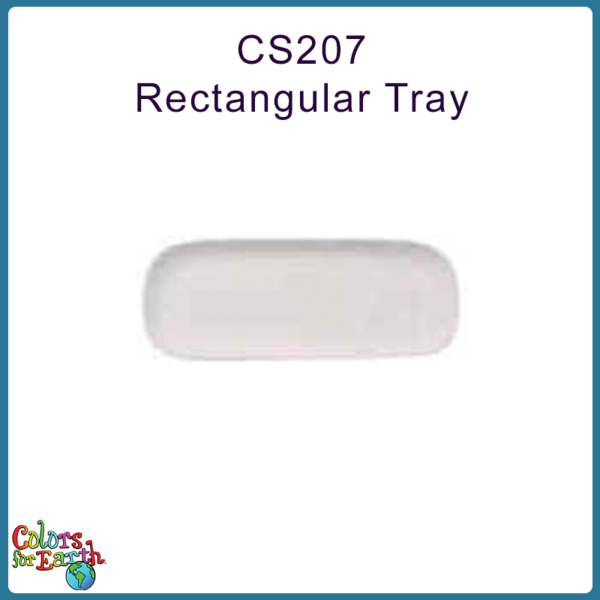 CS207-F  10" x 4 1/2" Rectangular Plate