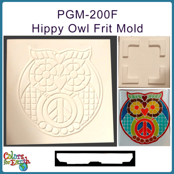 PGM-200F Hippy Owl Frit Mold