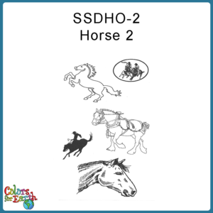 SSDHO-2 Horse Designer Silk Screen