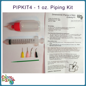 Piping Bottle Kit (Cap, 4 tips, syringe & tip cleaner)