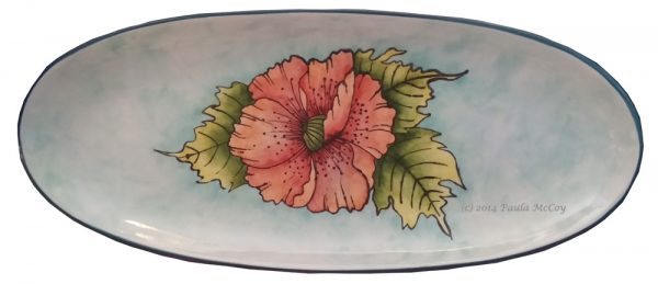 CBPM119-VD & PDF Watercolor Poppy (Ceramics) - Image 2
