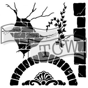 Tuscan Wall-Stencil