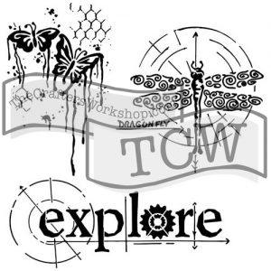Winged Exploration-Stencil
