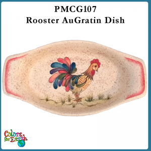PMCG107 - Rooster Au Gratin Dish-PDF