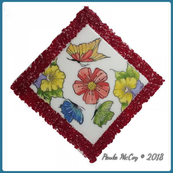 Pansy/Leaves Stamp - Image 3