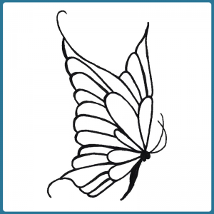 Long Butterfly Stamp