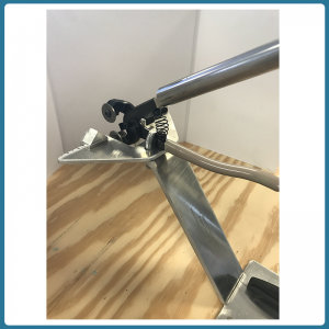 Astral Glass ChopMaster™ with Cane/Rod Gauge Attachment (patent pending)