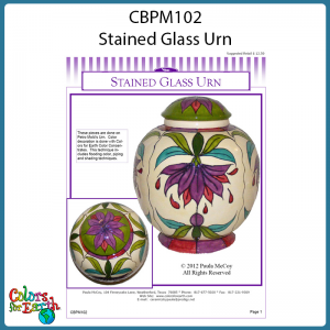 CBPM102 Stained Glass Urn (Ceramic) - PDF
