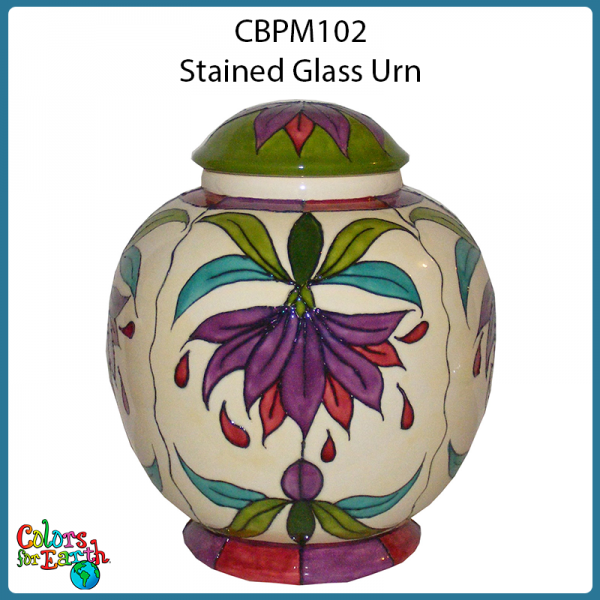 CBPM102 Stained Glass Urn (Ceramic) - PDF - Image 2
