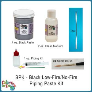 Black Paste Piping Kit