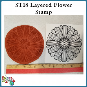 ST18 Layered Flower Stamp