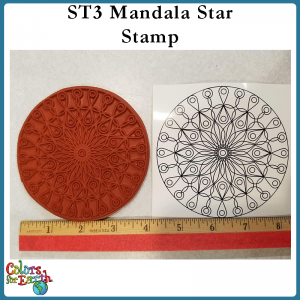 ST3 Mandala Star Stamp