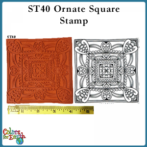 ST40 Ornate Square Stamp