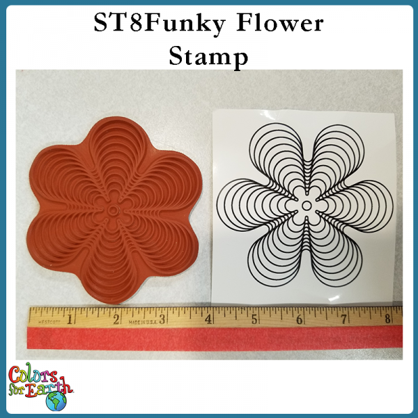 ST8 Funky Flower Stamp