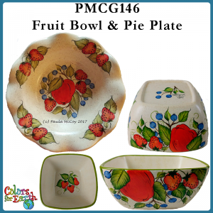 PMCG146 - Fruit Bowl and Pie Plate (Ceramic) - PDF