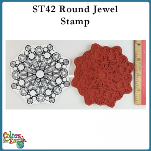 ST42 Round Jewel Stamp