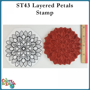 ST43 Layered Petals Stamp