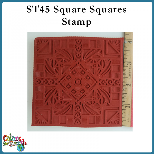 ST45 Square Squares Stamp