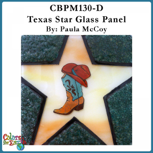 CBPM130 - Texas Star Glass Panel - PDF