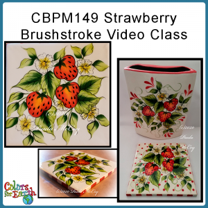 CBPM149 - Strawberry Brushstroke Video Download