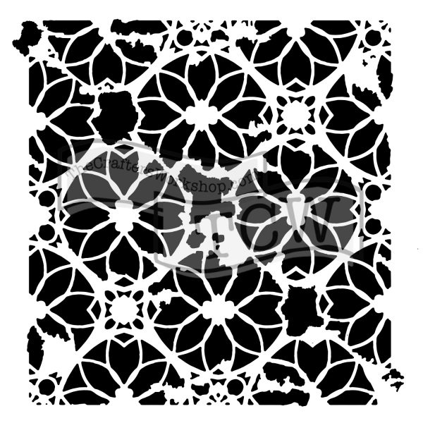 Distressed Lace - Stencil