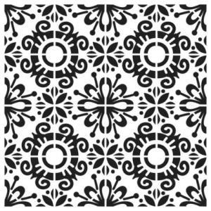 Fantasy Tile - Stencil