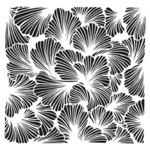 Lush Petals - Stencil
