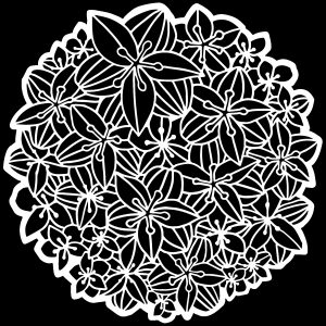 Peruvian Lily - Stencil