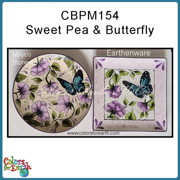 Sweet Pea & Butterfly