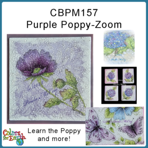 Purple Poppy-Glass