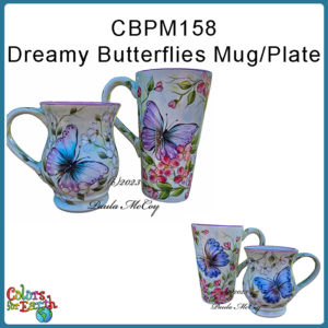 Dreamy Butterfly Mug/Plate Webinar Replay/PDF