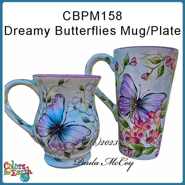 Dreamy Butterfly Mug/Plate Webinar Replay/PDF - Image 3