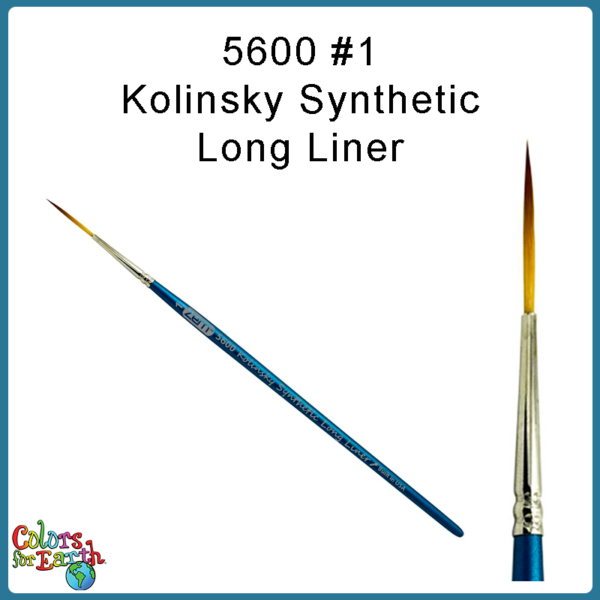 5600 Kolinsky Synthetic Long Liners - Image 4